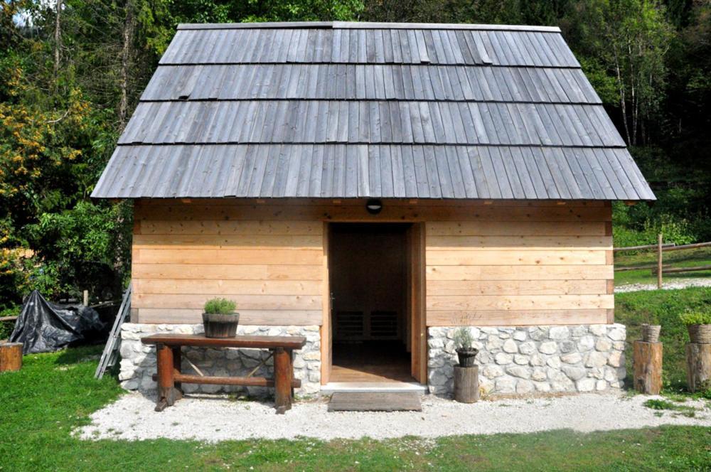 Villa Camp Korita Soča Camera foto