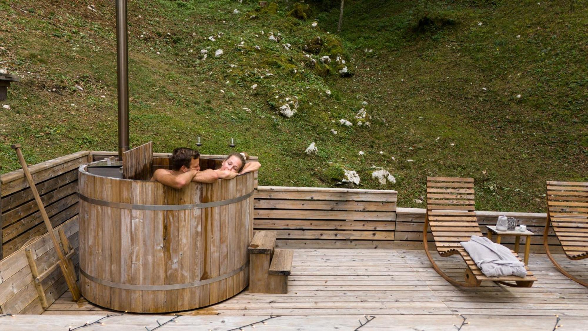 Villa Camp Korita Soča Esterno foto